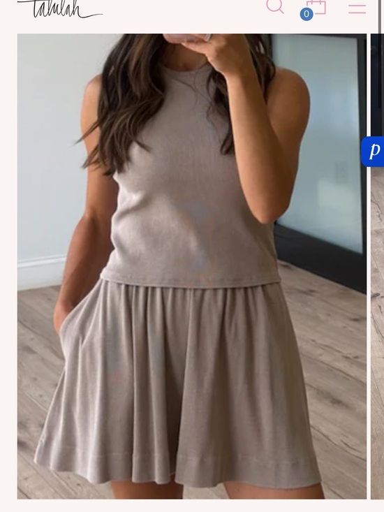 Shop Talulah Dresses & Skirts - Talulah Sleeveless mocha Knit set
